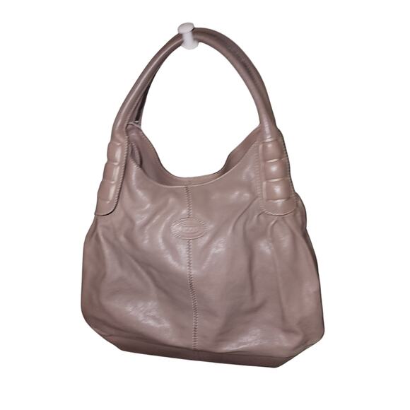 TOD'S EUC XL LEATHER HOBO SATCHEL BAG.  . - Picture 1 of 12